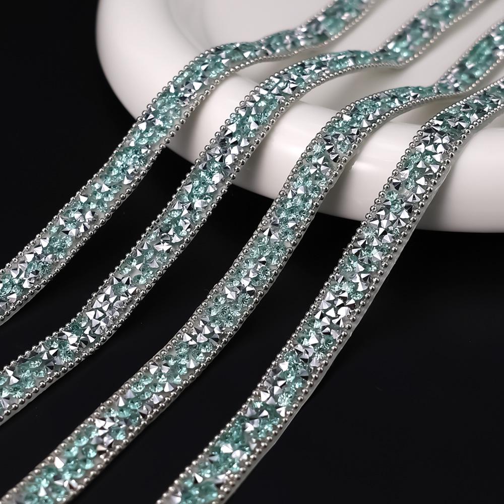 Tiras autoadhesivas de diamantes de imitación de resina para hacer joyas