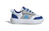 Adidas Park St Cushioning Abrasion Resistant Rebound Low top Kids Lifestyle Shoes Gray Blue Children Aged 3 7 Years Old ID7916