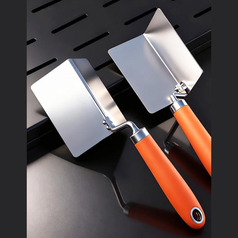 Durability Steel 90degree Corner Trowel with AntiSlip Handle Hanging Hole for Easy Storage Use Drywall Corner Tool