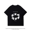 ZAZOMDE Vintage Aesthetic Group Kittens Graphic Tshirt Unisex Oversized Short Sleeve Letter Print Casual Hip Hop Tops 2026
