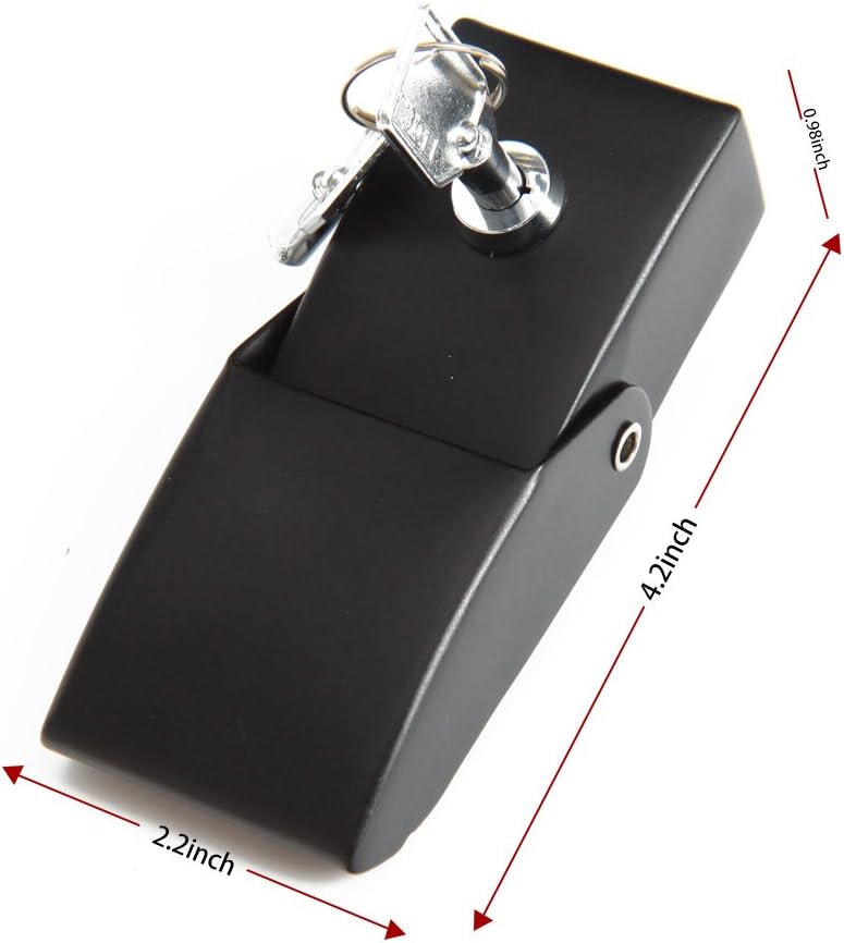 Car Engine Lock Hood Latch Catch With Key for Jeep Wrangler JK JL 2007 Up for Jeep Gladiator JT 2018 Up Accessories