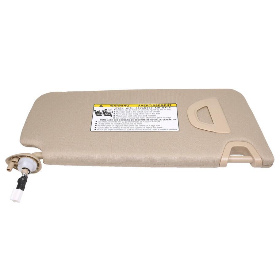 Left Side Sun Visor Beige For 08-12 Honda Accord 83280-TA5-A51ZA, 83280TA5A51ZA