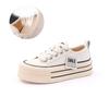 Genuine leather women's shoes heightening thick bottom small white shoes women's models casual hundred shoes women's single shoes