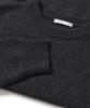 WEST GRAND BOULEVARD Semi-Over Wool Blended Knit Charcoal