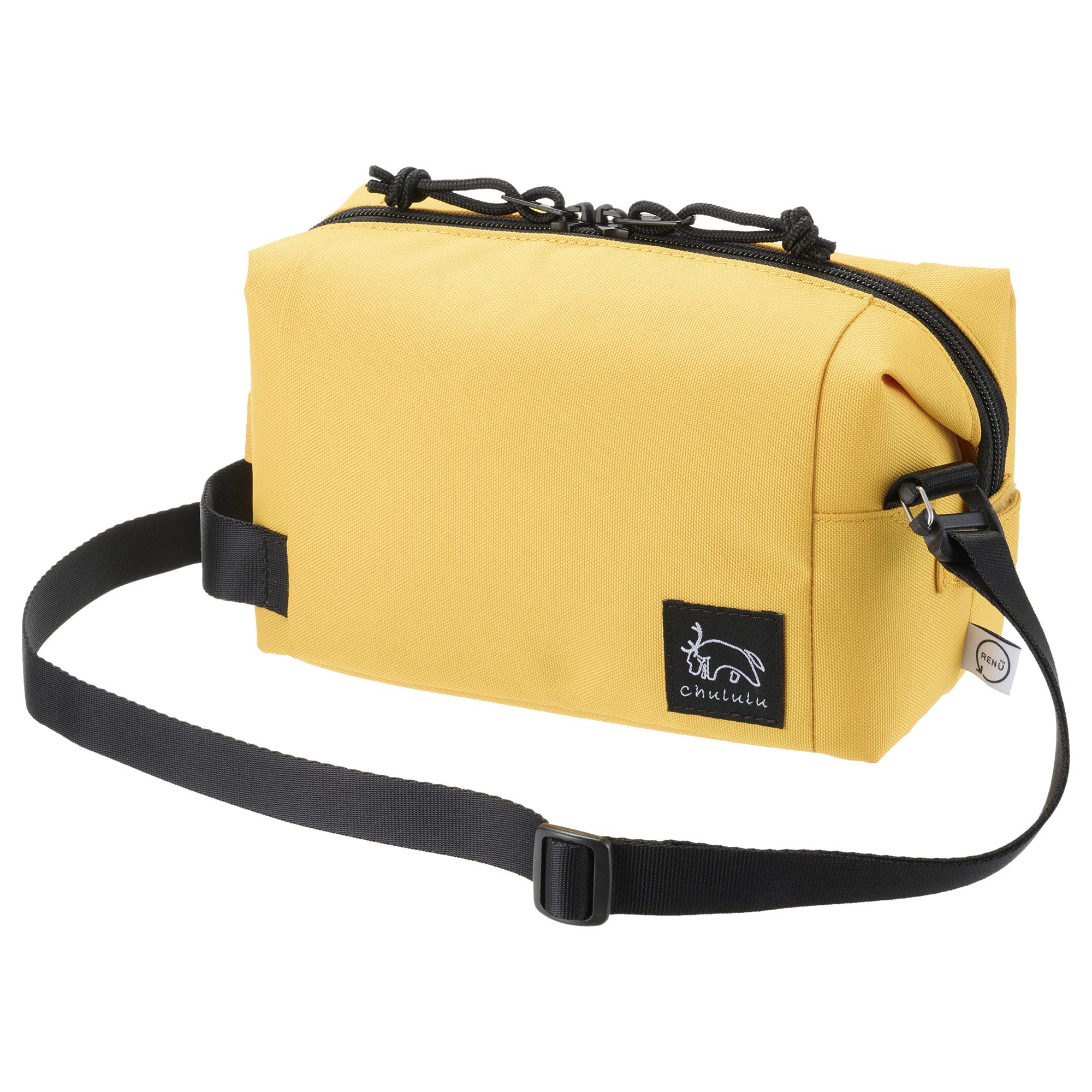 

HAKUBA Chululu Renew Inner Pouch Camera Bag [Medium, Mustard] Sustainable camera case made with recycled materials, with handle and shoulder strap