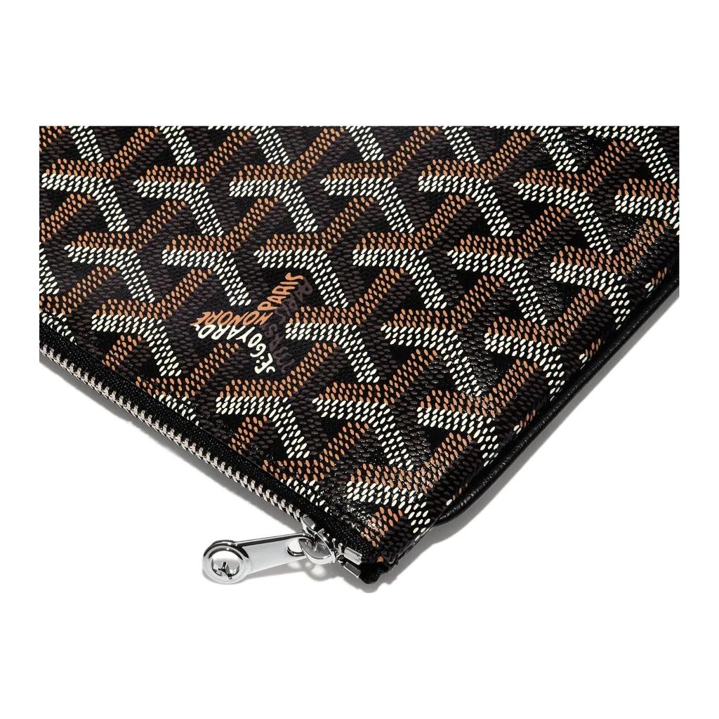 Goyard Senat Y Monogram Full Print Zipper Cosmetic Bag Unisex Cosmetic Bag Black Blue Green SENAT2MMLTY