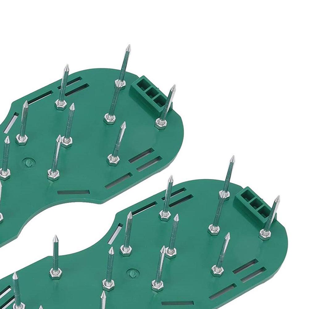 Rasenlüfter-Sandalen Verstellbarer Riemen Anti-Rutsch-Basis Einfaches An- und Ausziehen für effektive Rasenbodenbelüftung Gartenpflege