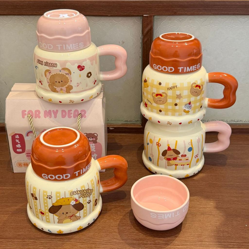 Give Girls' Girlfriends Birthday Gifts, Cups, Cute High-value Mugs, Gift Boxes, and Girls' Water Glasses As Gifts.