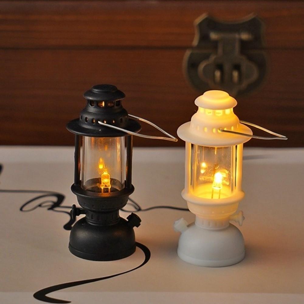 LED Lighting Retro LED Lantern Battery Powered Miniature Night Light  Imaginative Play