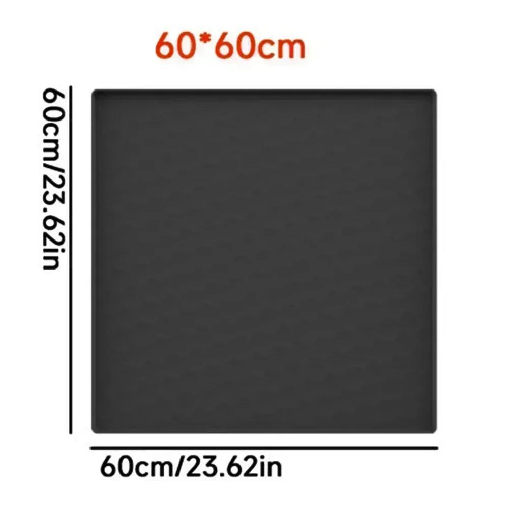 For Appliances For Home Use Under Refrigerator Mat Silicone Mat 60*50CM Leak Proof Floor Mat Multi-purpose Mat