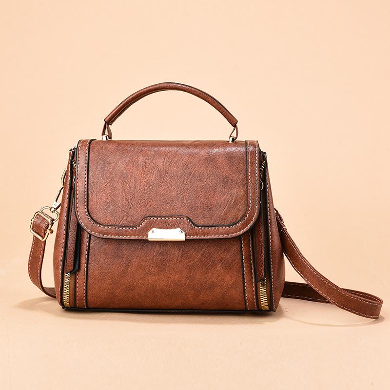 

Handbag Women s Bag Retro Shoulder Messenger Bag Versatile Fashion Premium Mom Bag 22*11*17