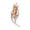 Sophisticated Wheat Ear Brooch for Women – Elegant Large Pin Accessory