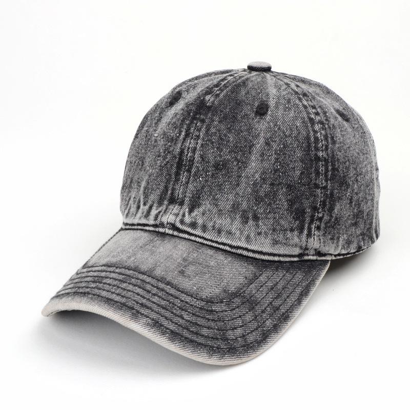 Cowboy Hat Solid Color Light Plate Washed Denim Cap Men'S And Women'S Fashion Versatile Personalized Baseball Cap Sun Hat