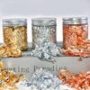 Gold Foil Nails Arts Sticker for DIY Painting Crafts Slime Resin Mold Fillings