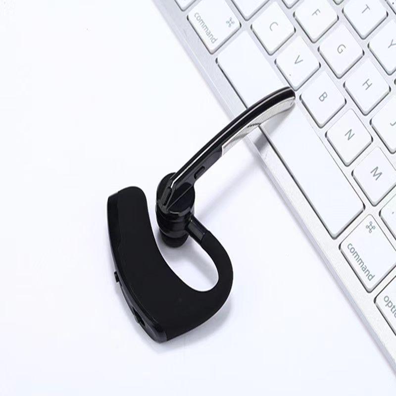 V8 Bluetooth Earbuds: Upgraded Wireless Clip-on Stereo Ear Hook for Android & Apple