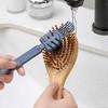 Comb Cleaning Brush Simple Hollow Air Bag Cleaning Brush Curl Hair Massage Cleaning Brush Cleaning Artifact Comb Cleaning Claw (Green)