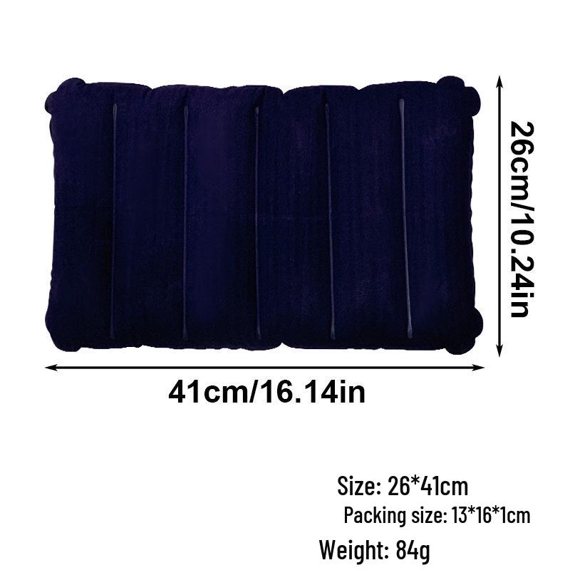 Automatic Inflatable Pillow: Portable Outdoor/Indoor Lumbar & Neck Support for Travel, Office Nap