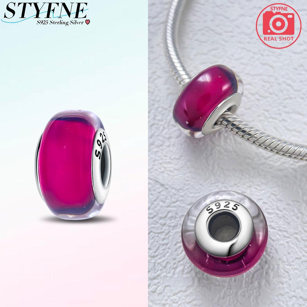 Peculiar Murano Glass Bead Butterfly Colorful Starry Sky Beads Fit Bracelet Women Diy Gift Murano Accessories Jewelry