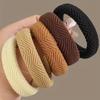 20Pcs High Elastic Hair Rope for Whoen Polychrome Bold Hair Band Thick Seamless Ponytail Rope Rubber Band Daily Hair Accessories