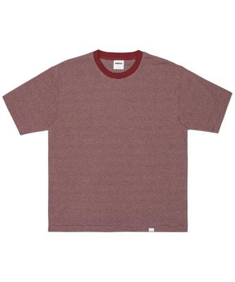 Nomaenyueol Fine Stripe T-Shirt - Burgundy
