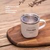 Tyeso Stainless Steel Travel Mug with Lid Insulated Coffee Cup for Office Home Trendy Design On-the-Go Workplace Use