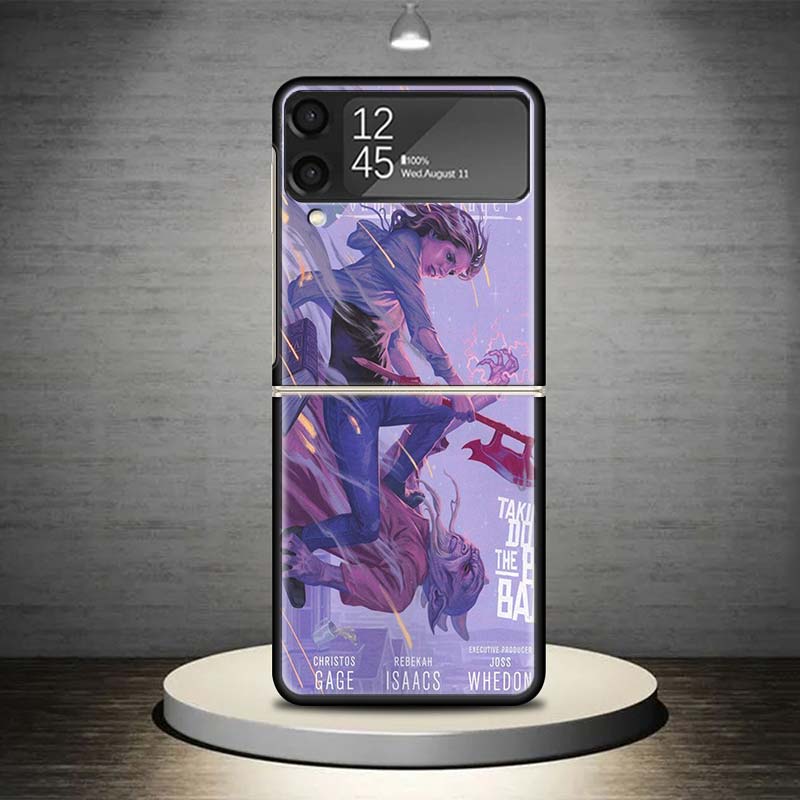 

Buffy the Vampire Slayer Phone Case For Samsung Galaxy Z Flip 7 6 5 4 3 5G Shockproof Cover Z Flip7 Flip6 ZFlip5 Flip3 Flip4 Lux Samsung Z Flip 5