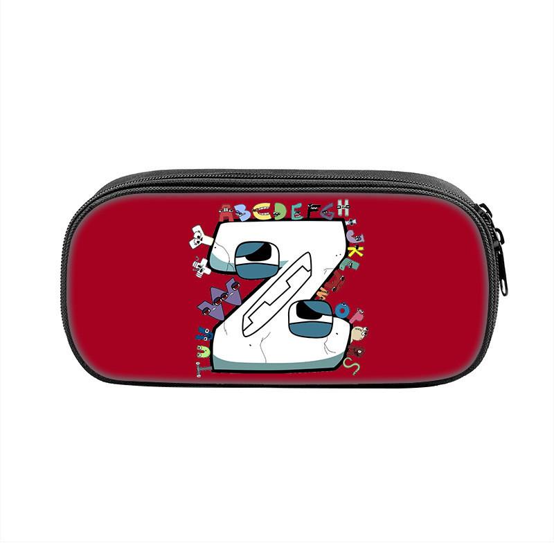 Lore Alphabet Pen Bag With Zipper For Kids And Teens Organization School