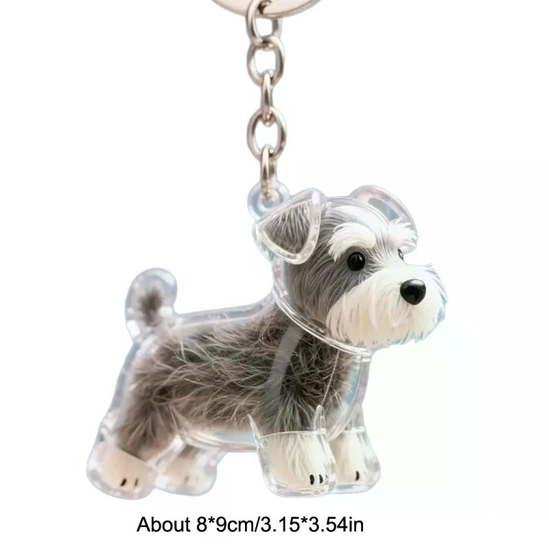 Clear Puppy Hair Memorial Keepsake Capsule Pet's Dog Fur Container DIY Pendant Keychain Decor Pet Lovers Home Display Gifts