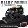 With Base 1/32 Land Rover Defender Off-Road Vehicle Die-cast Metal Camper Van Model Children's Toy Car Boy Gift Ornaments