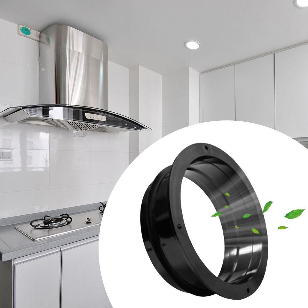 ABS PVC Pipe Flange Joint Black Sealing Ring Flange High Quality Pipe Air Vent Connector  Kitchen