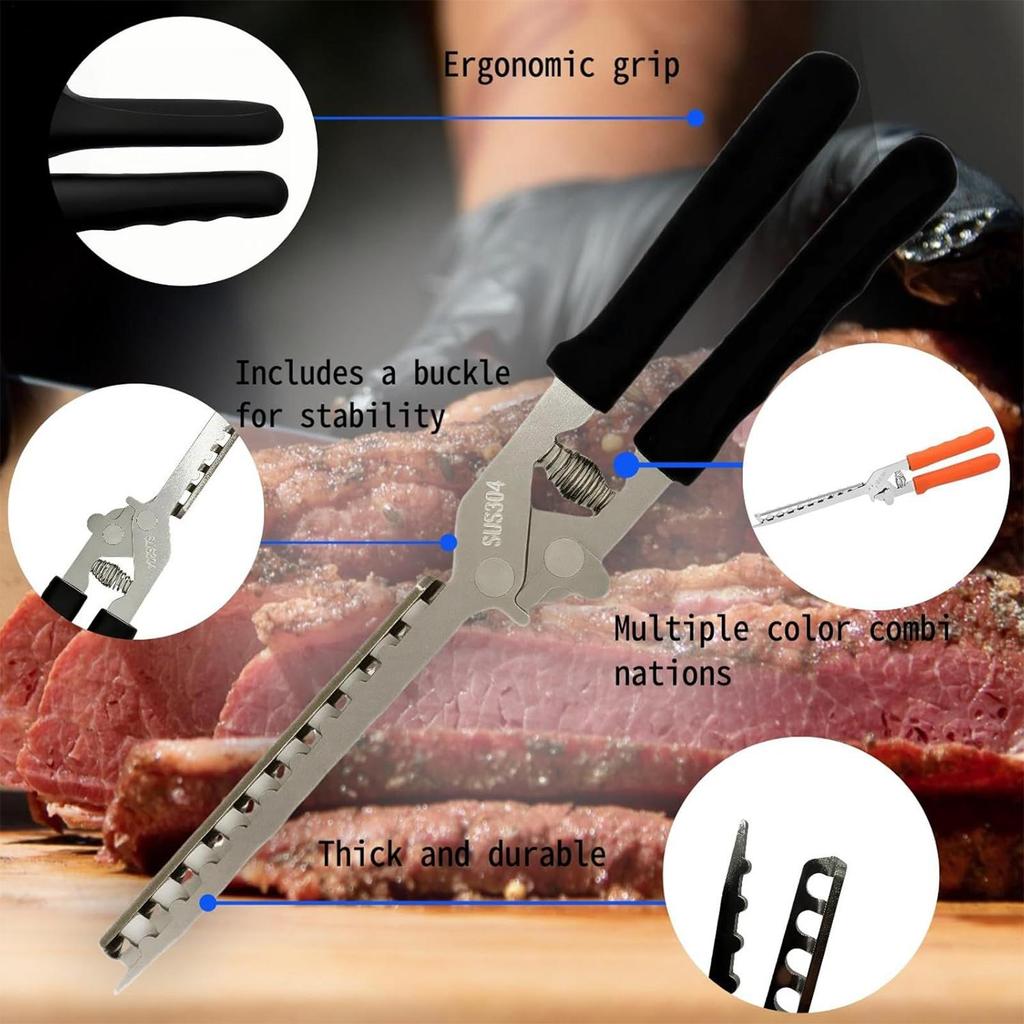 Rippenhautentferner Hitzebeständiges Gadget mit ergonomischem Griff BBQ-Zubehörwerkzeug mit ergonomischem Griff für die Küchenzubereitung