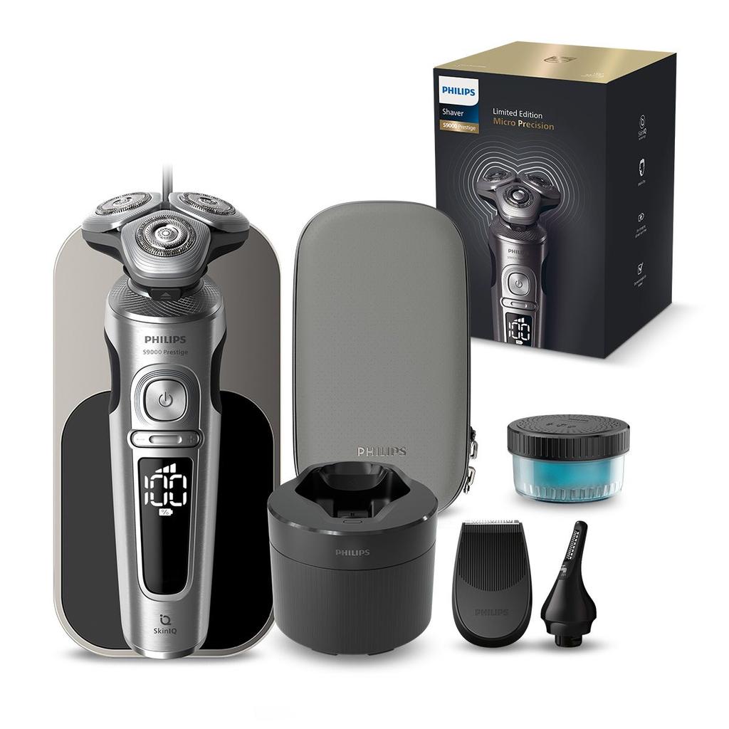 Golarka elektryczna SkinIQ 9000 Prestige SP9887/36 Jasny Chrom