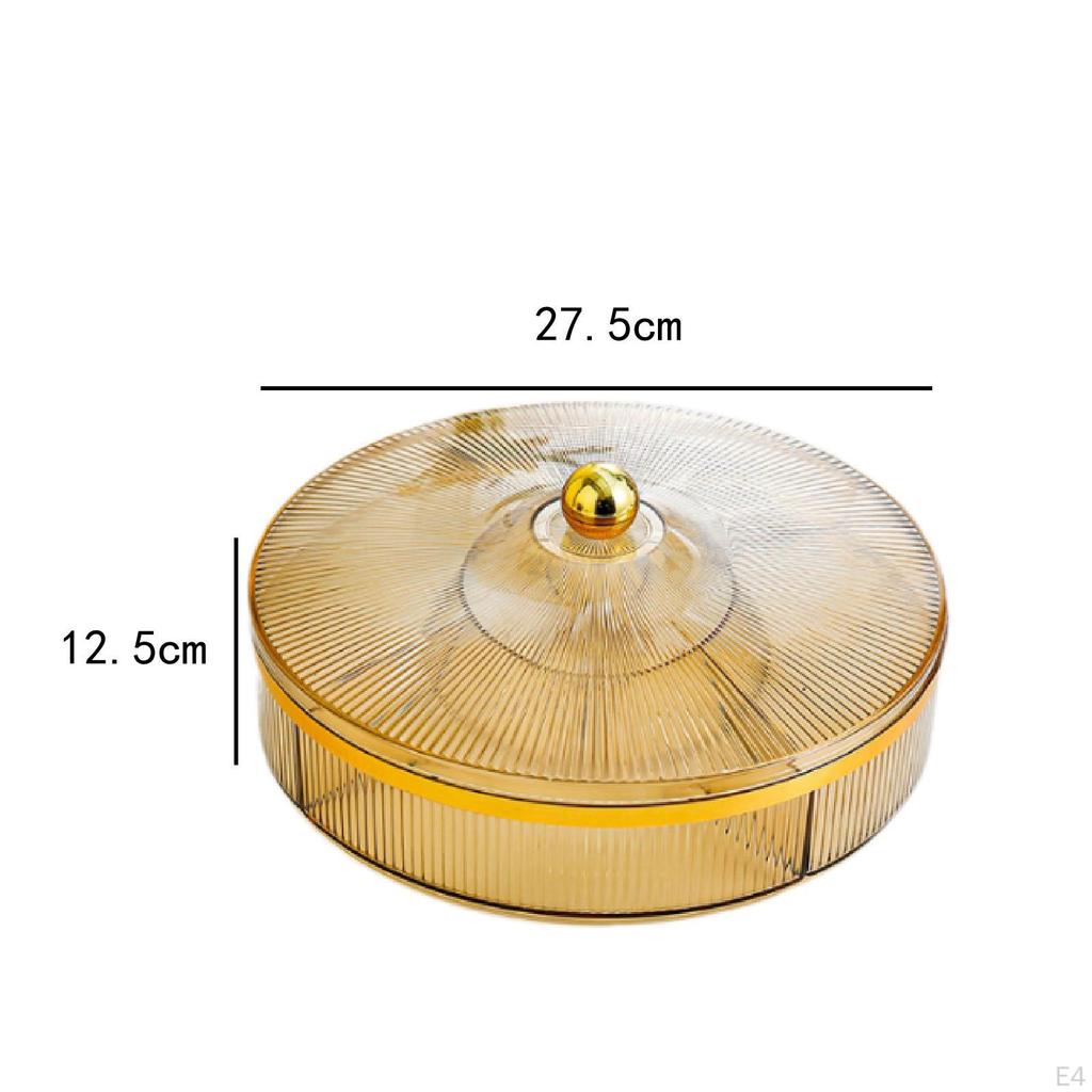 Dried Fruit Holder Tray Food Storage Container Creative Snack with Lid Appetizer Nut