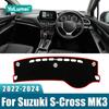 For Suzuki S-Cross Scross MK3   2024 Hybrid Car Dashboard Cover Dash Mat Sun Shade Non-slip Pad Interior Accessories
