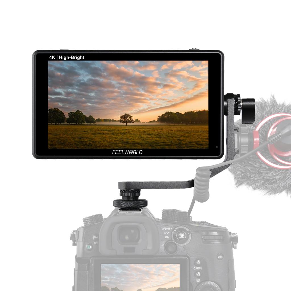 FEELWORLD LUT6E 6-Inch IPS Monitor 1600nit Video Panel 4K HDMI Input Output 1920*1080px Touch