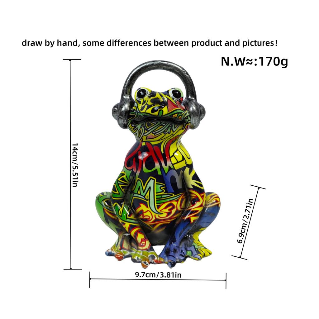 New Style with Wheat Frog Ornaments Home Living Room Decoration Sample Room High-end Decoration Resin Crafts