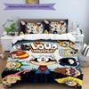 3pcs The Loud House1 Pattern Bedding Set Duvet Cover Set Includes Duvet Cover &pillowcases, Perfect All Season Bedroom Decoration & Gift