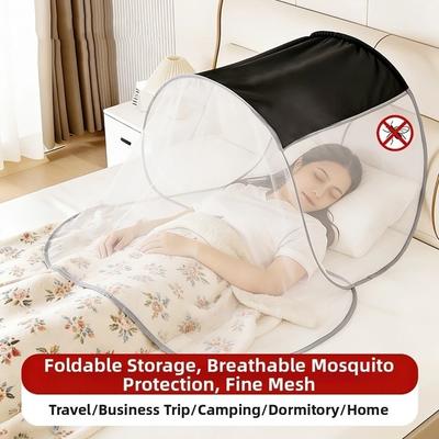 High-Density Mesh Face Head Mosquito Net Breathable Face Mosquito Protection Cover  Office