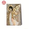 Vintage Gold Angel Metal Wall Art Decor