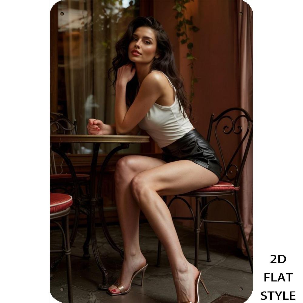 Vintage Metal Wall Sign Toilet Kanji Bathroom Decor Retro Iron Wall Art 20x30cm