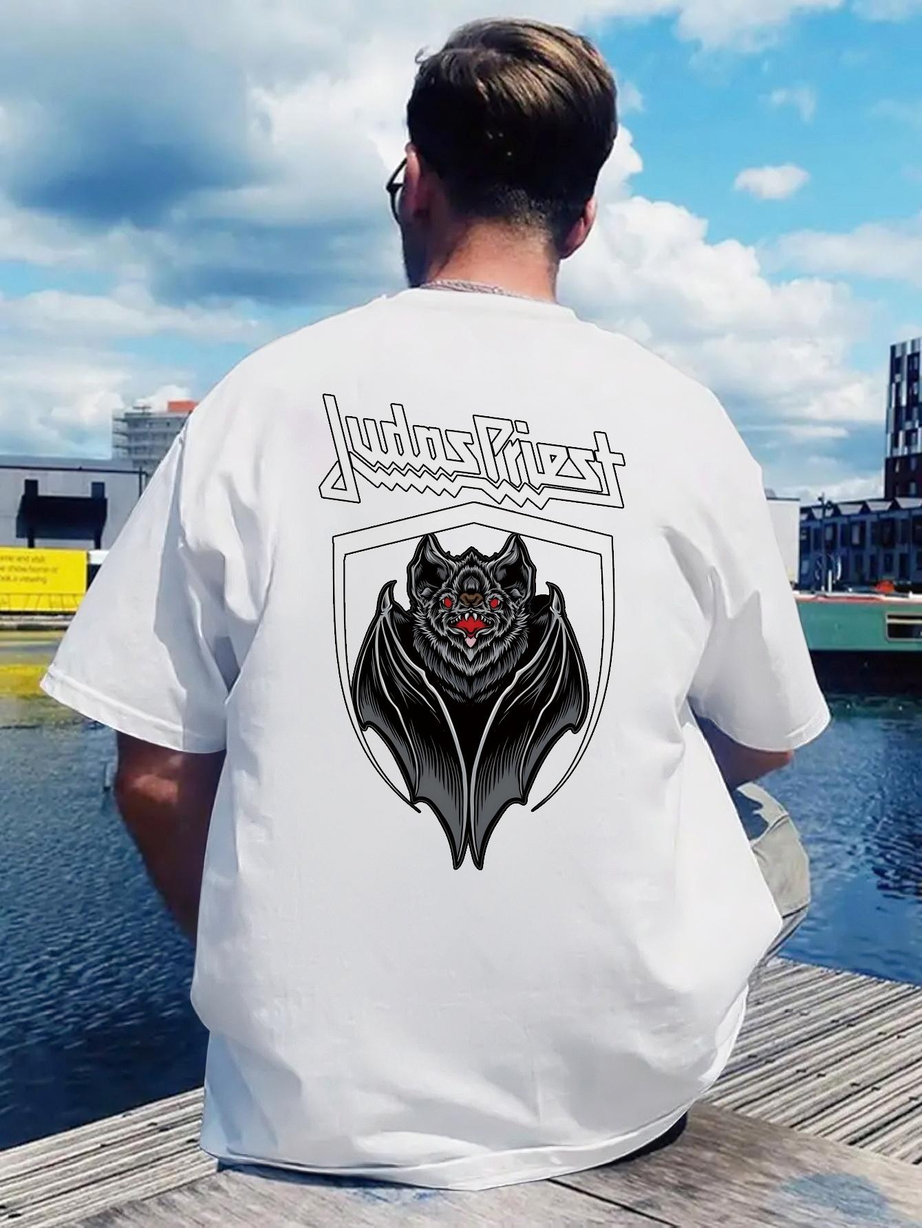 Vintage Heavy Metal Band Graphic T-shirt - White Tee with Back Print XXXL