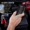 12V 24V Car Battery Tester Alternator Tester Portable Digital Car Motorcycle Battery Load Tester 6 LED Indicator Car Accessories