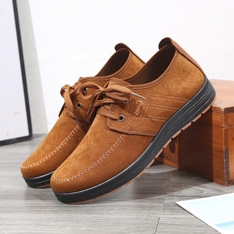 Cloth shoes men's single shoes spring and autumn new beef tendon sole soft sole light casual shoes