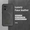 For OPPO Find X5 X5 Pro PU Leather Magnetic Ring Soft Edge Anti-Drop Anti-Fingerprint Phone Case