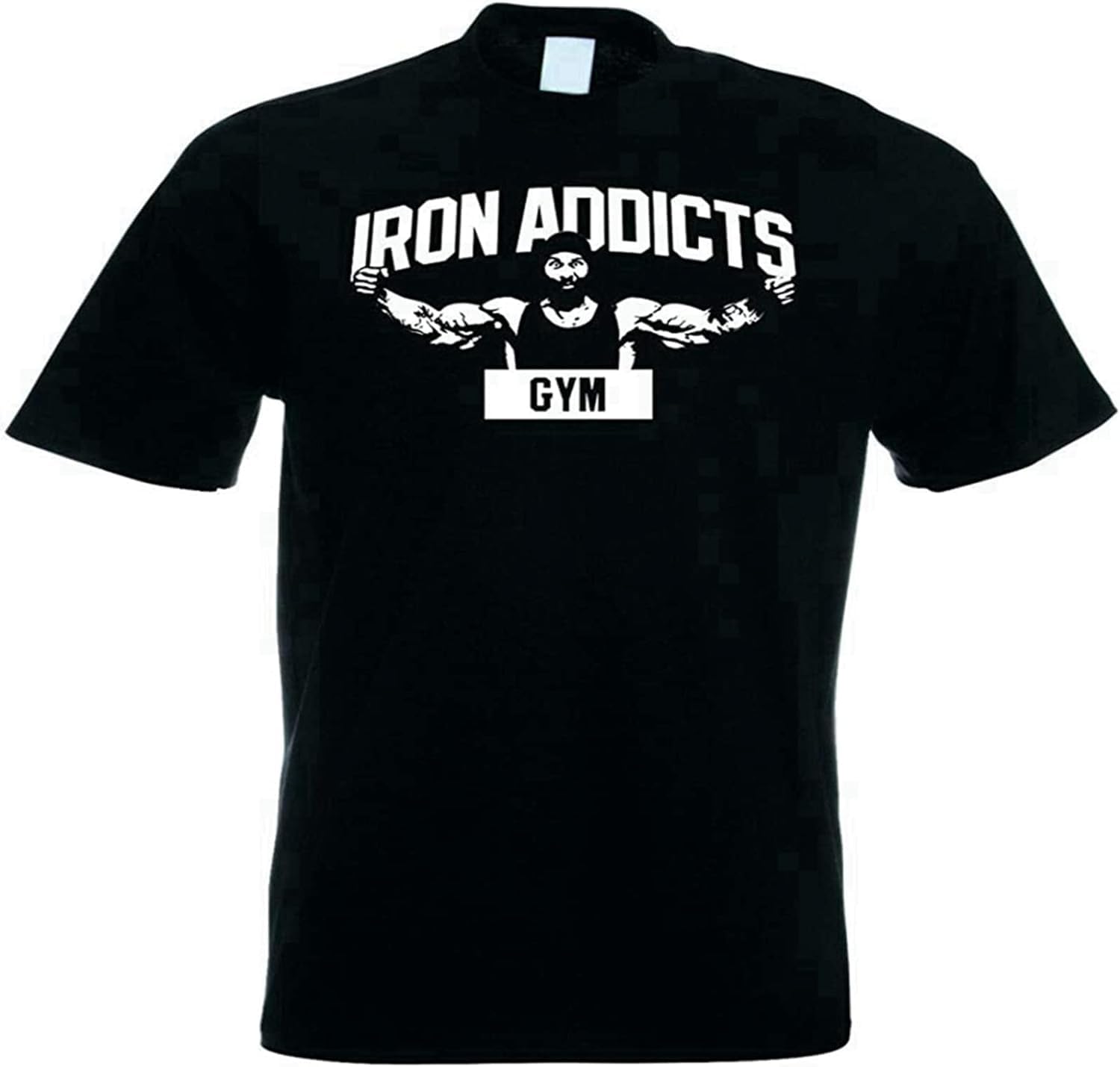 Men s Iron Addicts Gym T Shirt Ct Fletcher Mike Rashid Black XS чёрный