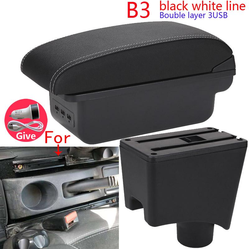 For Dacia Renault Sandero Logan 2 Armrest For Nissan Almera G15 Car Armrest box For Lada LARGUS Storage box Car Accessories
