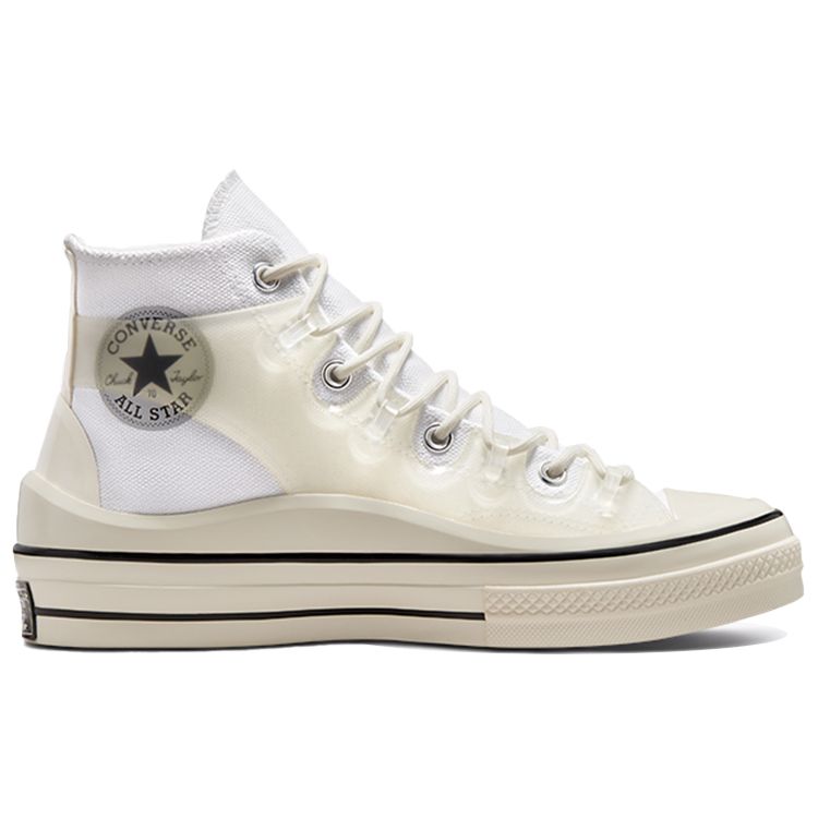 Converse Chuck 70 Utility High Funzione Ibrida - Sneakers Unisex Egret Bianco Nero 172255C