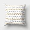 Black White Striped Cushion Cover Decorative Pillows Fashion Seat Cushions Home Decor Geometric Throw Pillow Sofa Pillowcase