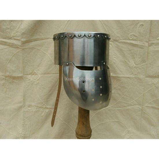 Rycerze Templariusze Krzyżowcy Hełm Zbroja Średniowieczna Rzymski Rycerz Kolekcjonerskie Hełmy