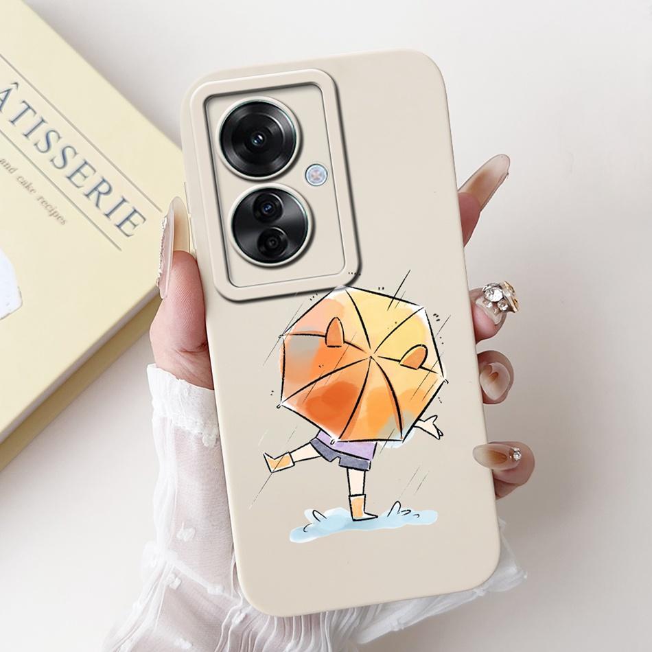 For OPPO Reno11 F 5G Case Reno 11F CPH2603 2024 Elegant Printing Camera Protective Shockproof Soft Silicone Phone Cases